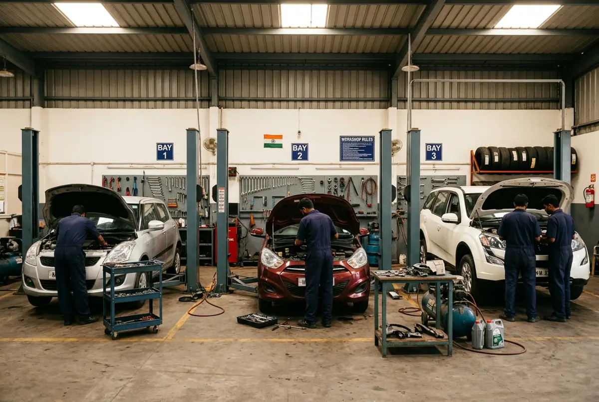 Multi-brand service workshops